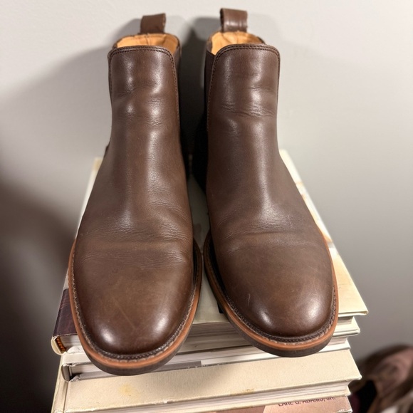 Black Brown Black Crown 1826 Dark Brown Leather Men’s Ankle Boots - Picture 3 of 15